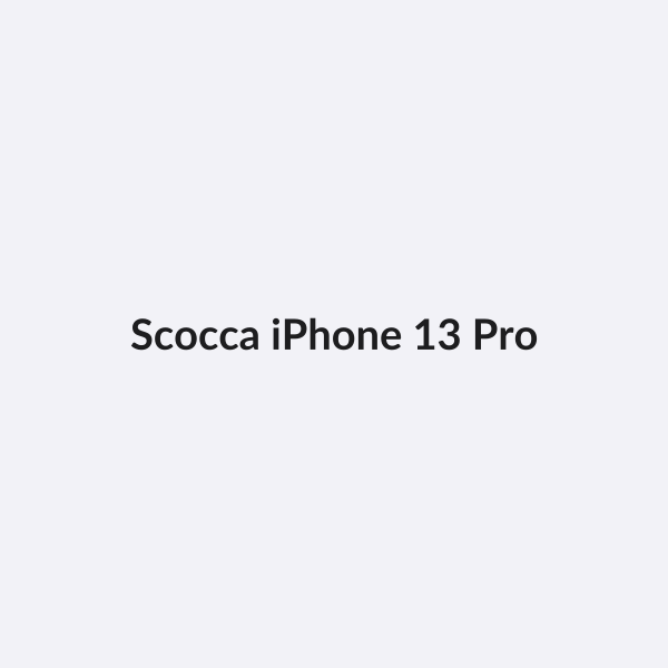 Vetro posteriore con telaio compatibile iPhone 13 Pro