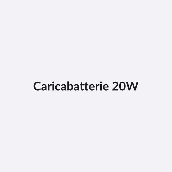 Caricabatterie USB-C 20W Power Delivery